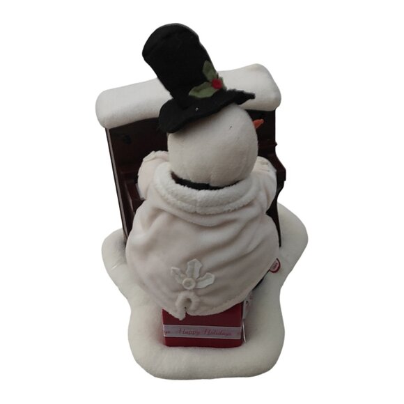 Hallmark Jingle Pals Plush Piano Player Snowman Animatronic 2005 Song Light WORK - Picture 3 of 11